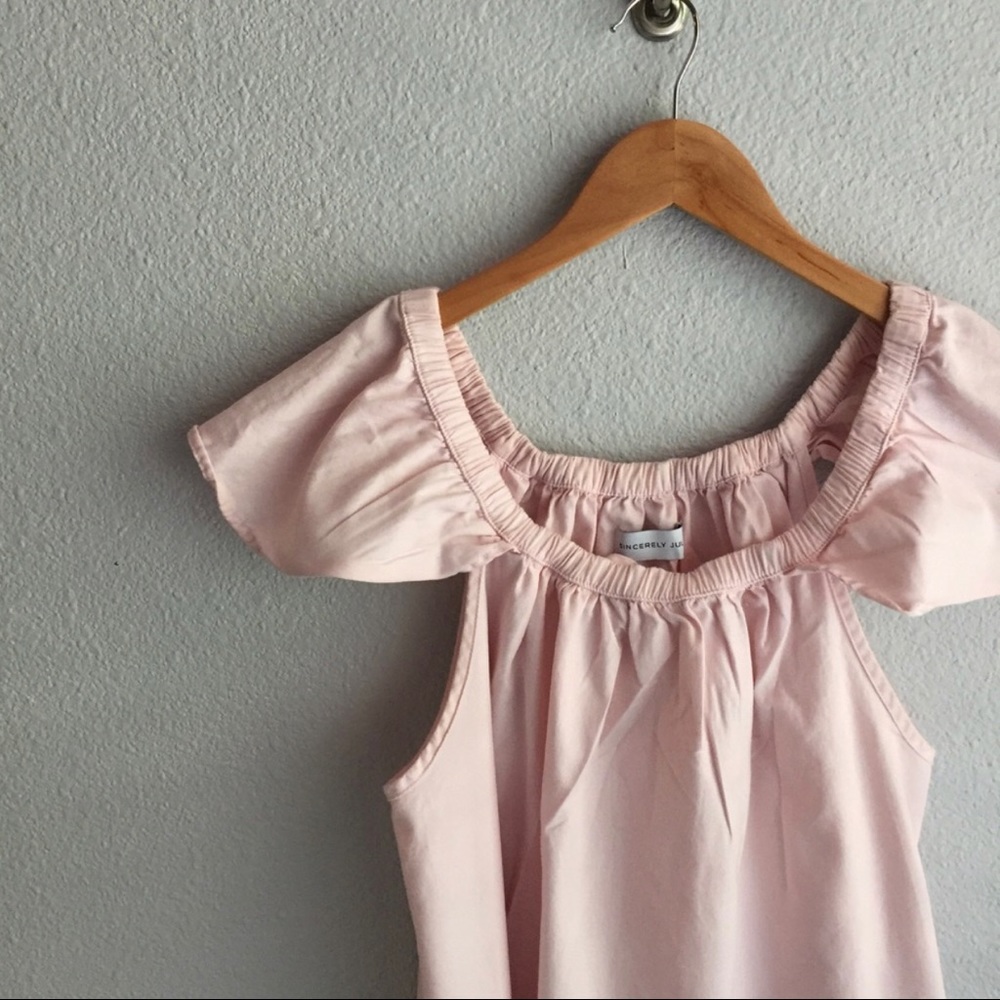 Pink off the Shoulder Top